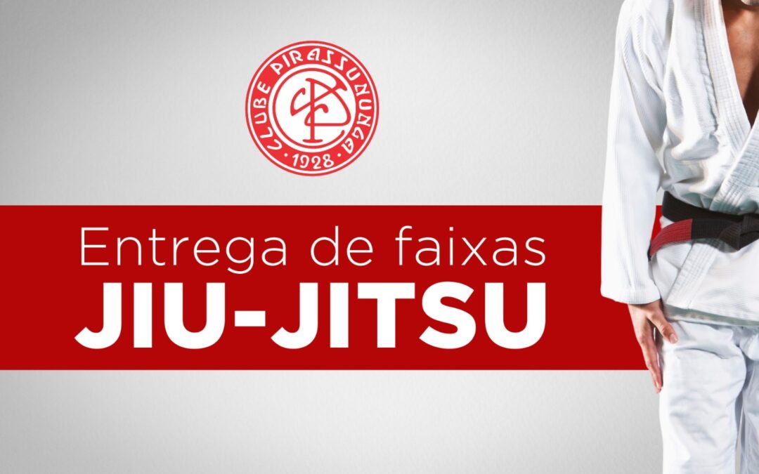 Entrega de faixas do Jiu-Jitsu