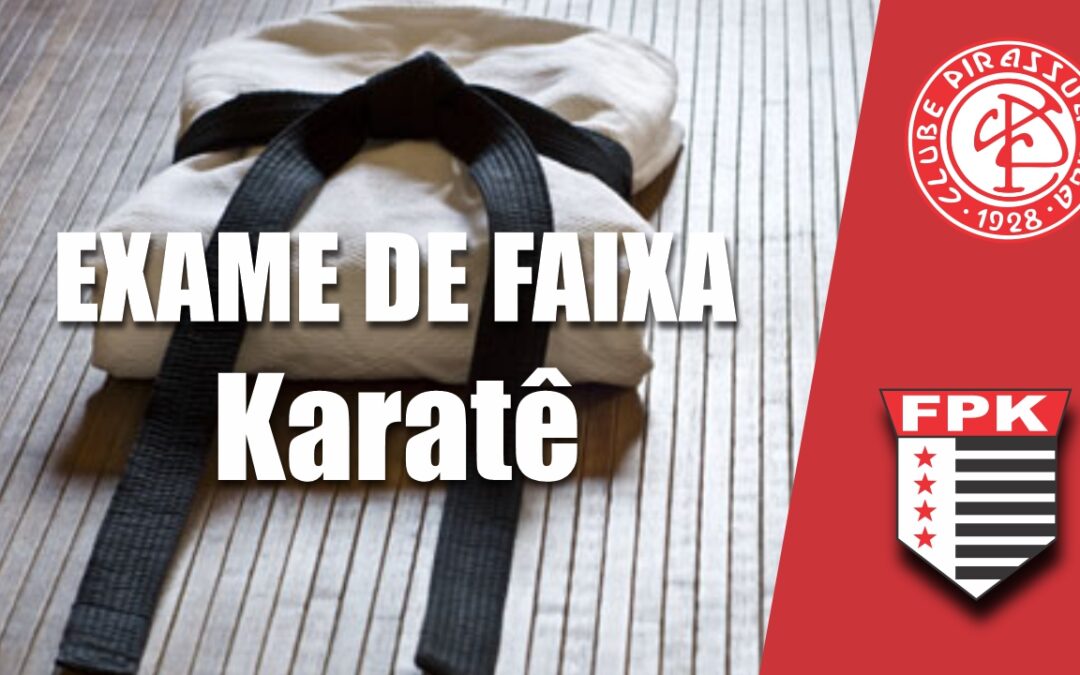 Karatê – Exame e entrega de faixa