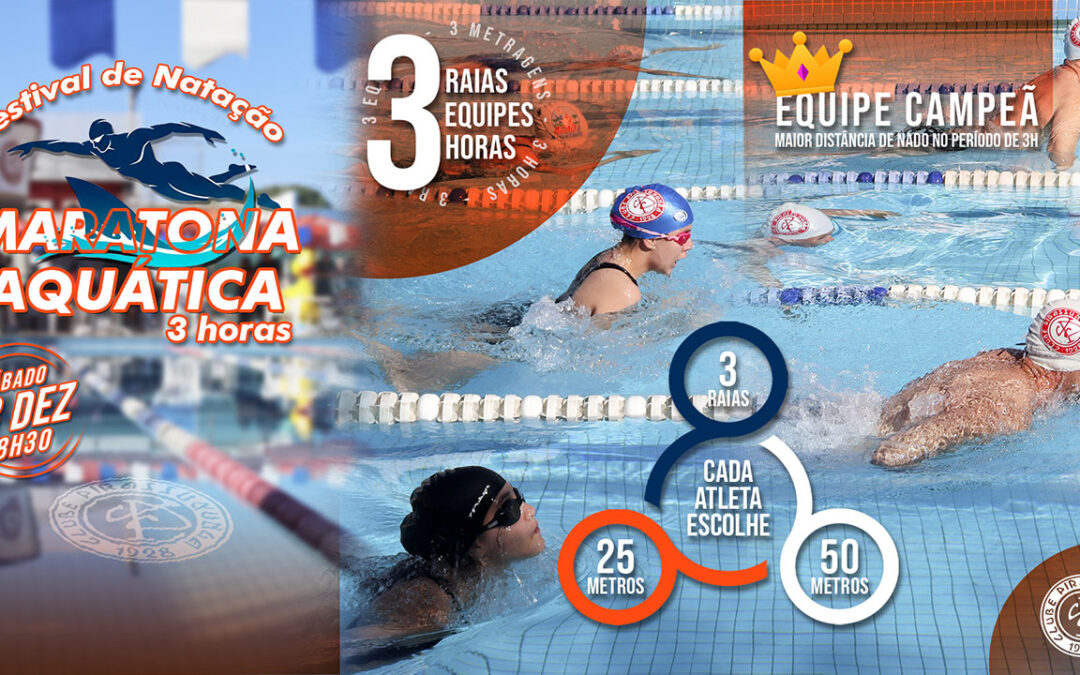 Festival de Natação – Maratona Aquática 3 horas