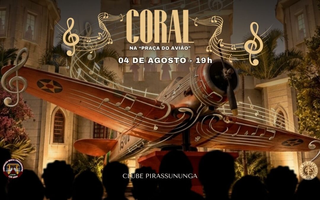 Apresentação do Coral na Praça do Avião
